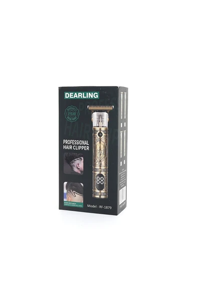 Dijital Ekranlı Şarjlı Tıraş Makinesi Saç Sakal Lazer  Öncesi Kol Bacak Yanak Koltuk Altı Vücut - 4