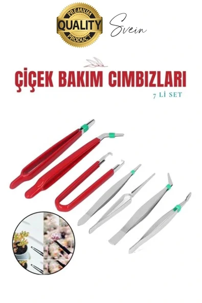 Profesyonel 7 Parça Çelik Cımbız Seti Paslanmaz Dayanıklı Elektronik Devre Telefon Saat Tamir Seti - 6