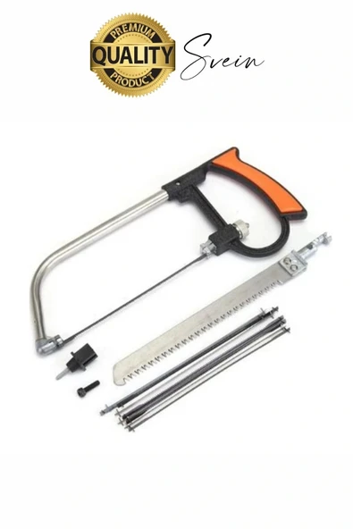 Çok Amaçlı Ev Tipi Güçlü 4 Yedek Bıçak Ayarlanabilir Ahşap Lastik Boru Kesim Kıl Testere Kesme Seti - 5