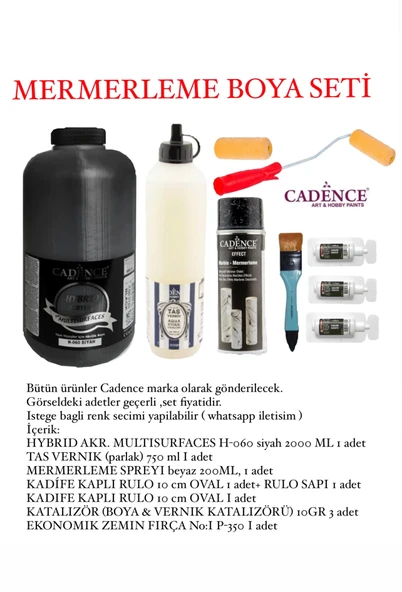 MERMERLEME BOYA SETİ H-060 - 1