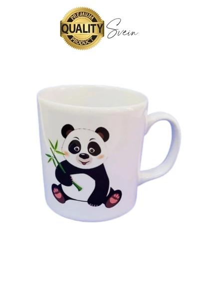 14 Şubat Yumuşacık Sevimli Peluş Panda Yastık ve Kupa Bardak Sevgililer Günü Hediye Seti Arkadaşa - 3