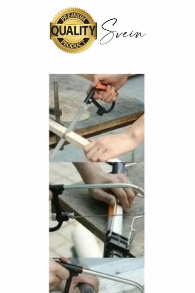 Çok Amaçlı Ev Tipi Güçlü 4 Yedek Bıçak Ayarlanabilir Ahşap Lastik Boru Kesim Kıl Testere Kesme Seti - 4