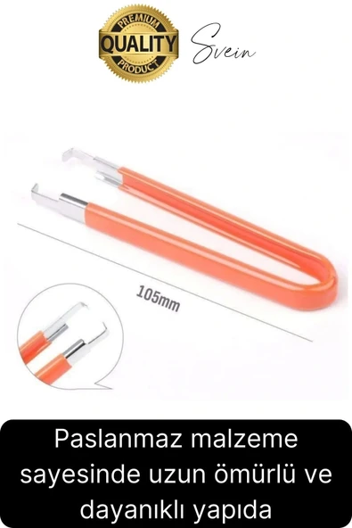 Profesyonel 7 Parça Çelik Cımbız Seti Paslanmaz Dayanıklı Elektronik Devre Telefon Saat Tamir Seti - 4