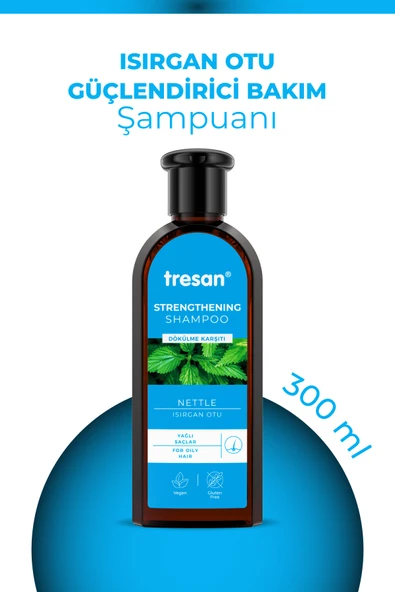 Dökülme Karşıtı Isırgan Otu Güçlendirici Bakım Şampuanı Yağlı Saçlar 300 ml