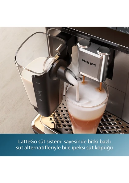 PHILIPS LatteGo EP3347/90 Tam Otomatik Espresso Makinesi - 4