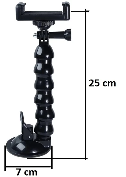 Pratik Akrobat Vantuzlu Teleskobik Telefon Tutucu - 4