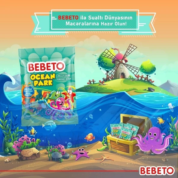 Bebeto Ocean Park 80 Gr 2 Adet - 2
