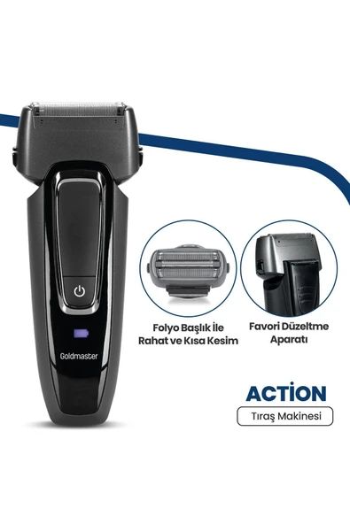 GOLDMASTER ACTİON GM-8128 TIRAŞ MAKİNESİ - 3
