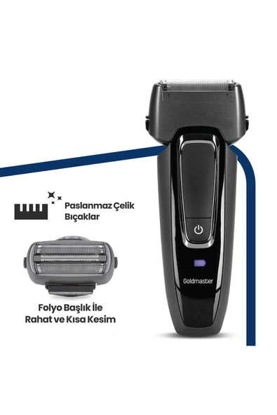 GOLDMASTER ACTİON GM-8128 TIRAŞ MAKİNESİ - 4