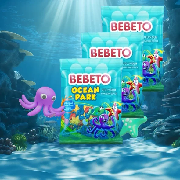 Bebeto Ocean Park 80 Gr 3 Adet