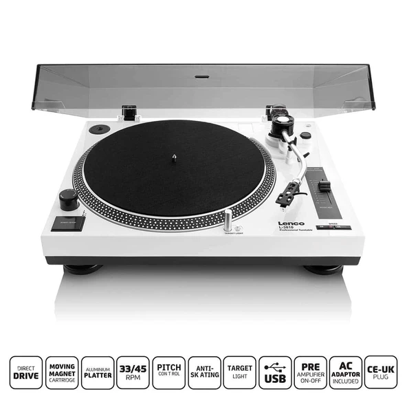 L-30810WH Turntable - USB, Direct Drive Pikap - 3