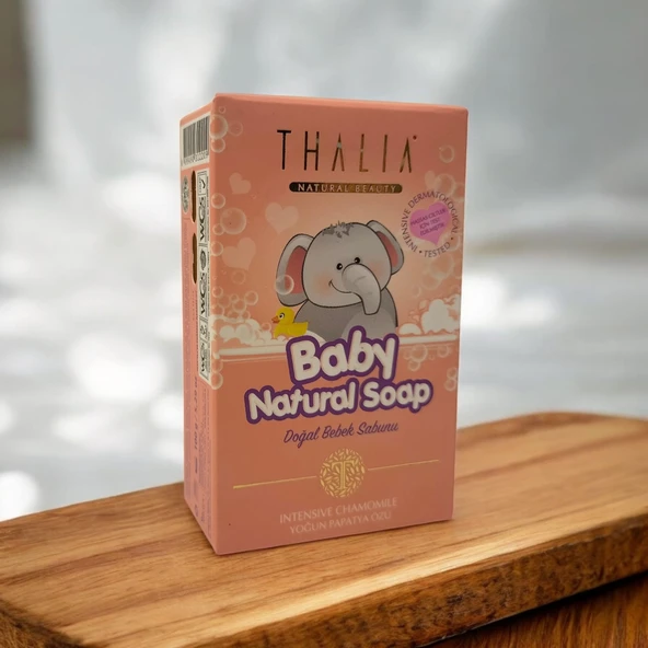 Thalia Natural Doğal  Bebek Sabunu - Yoğun Papatya Özlü 100 gr Pembe