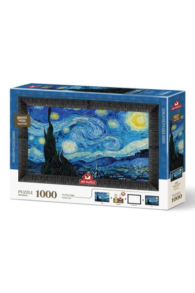 ART PUZZLE YILDIZLI GECE-1000 PARÇA ÇERÇEVELİ 5689