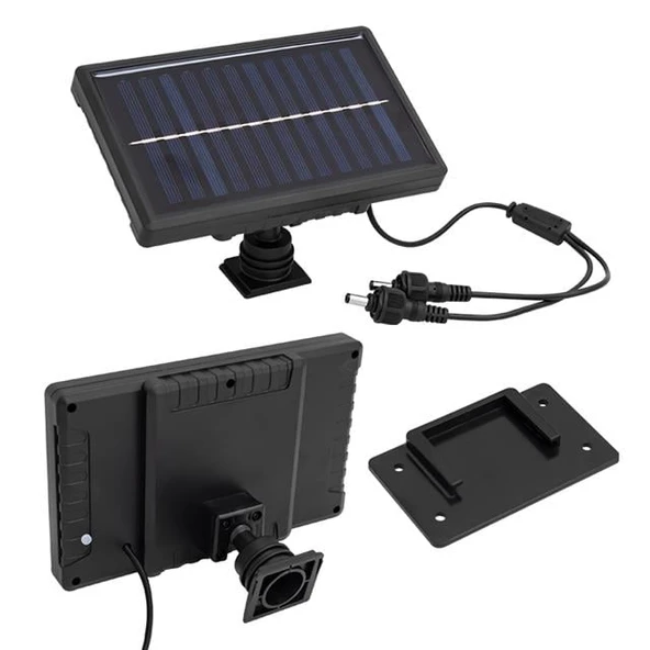 Powermaster XF-707-2 Kumandalı Solarlı 2 Lambalı Projektör - 5