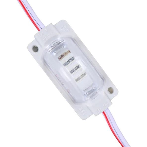 Powermaster 12 Volt 0.6 Watt RGB 2835 85 X 73 Mm IP65 240 - 260 Lümen 180 Derece Modül Led - 2