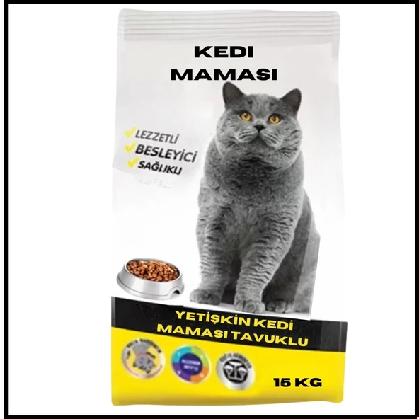 Uyguna-Yakala 15 Kg Tavuklu Kedi Maması-MA.003