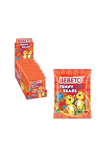 BEBETO Funny Bears 80 Gr X 12 Ad