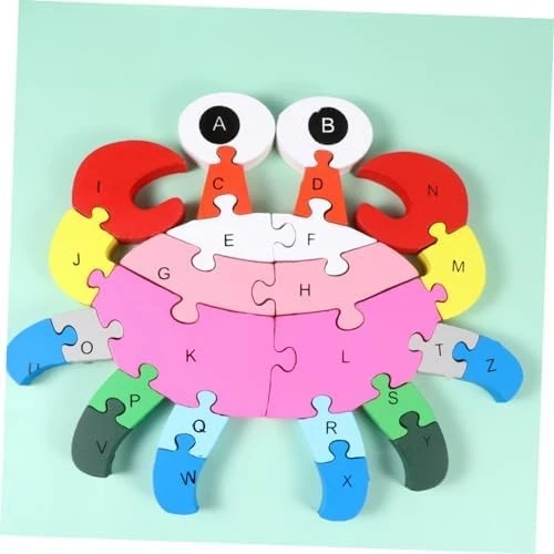 26 Ahşap -Boz Oyuncaklar ı Taşı Oyuncak Çocuk Bulmacaları Çocuk Bulmaca Oyuncak - 8