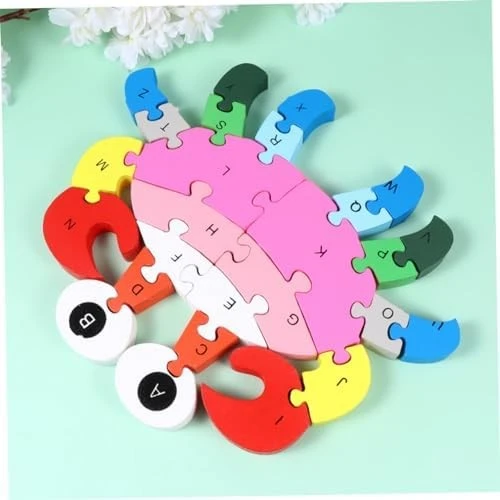 26 Ahşap -Boz Oyuncaklar ı Taşı Oyuncak Çocuk Bulmacaları Çocuk Bulmaca Oyuncak - 5