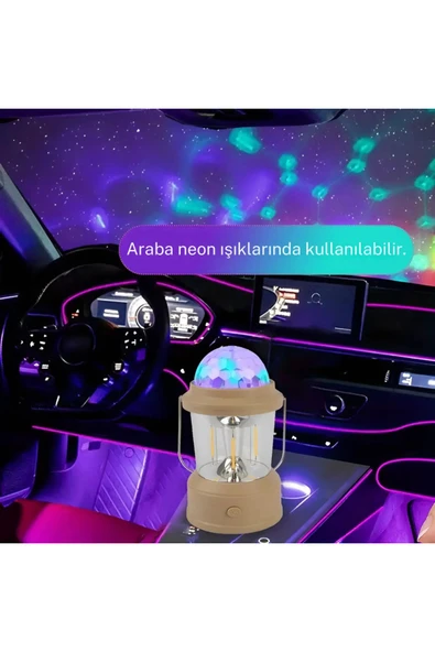 Çok Fonksiyonlu Renkli Şarj Edilebilir Kamp Lambası – Pratik ve Şık Aydınlatma Çözümü - 2