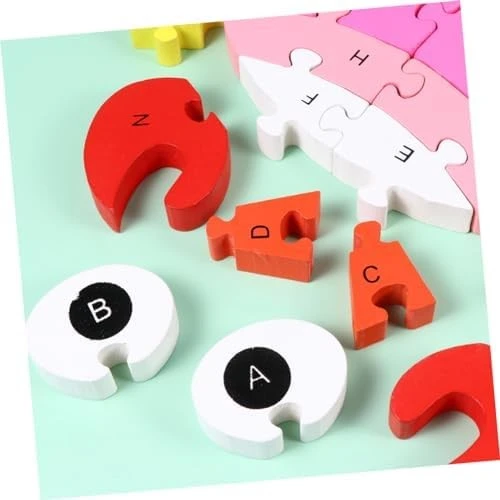 26 Ahşap -Boz Oyuncaklar ı Taşı Oyuncak Çocuk Bulmacaları Çocuk Bulmaca Oyuncak - 6