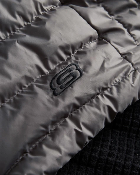 Skechers M Outerwear Polar Lining Padded Jacket Antrasit Antrasit XXL - 5