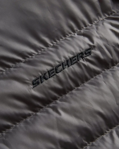 Skechers M Outerwear Polar Lining Padded Jacket Antrasit Antrasit XXL - 7
