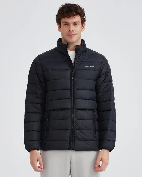 Skechers M Outerwear Padded Jacket Siyah Siyah XXL - 6