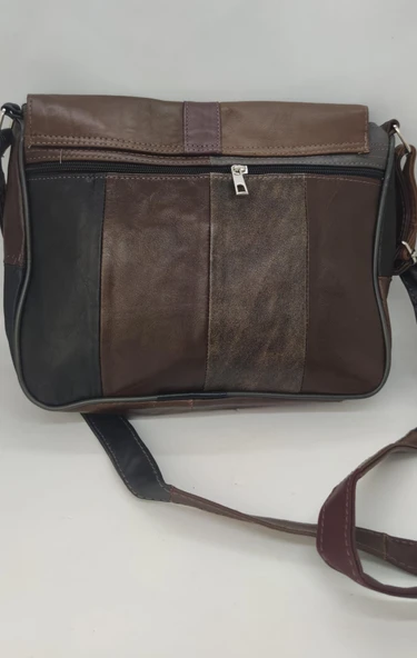 Hakiki Deri Kapitone Model Çapraz Çanta - Resim 3