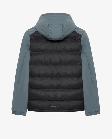 Skechers M Outerwear Padded Jacket Siyah Siyah L - 8