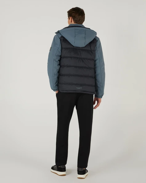 Skechers M Outerwear Padded Jacket Siyah Siyah L - 6