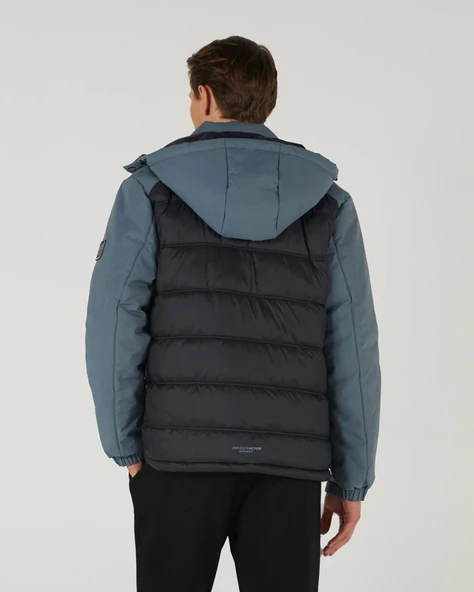 Skechers M Outerwear Padded Jacket Siyah Siyah L - 2