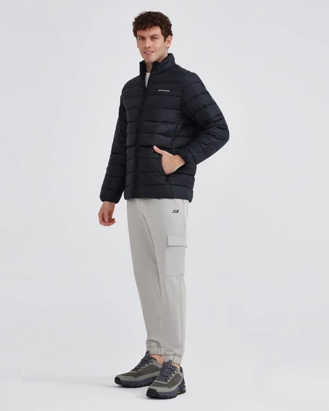 Skechers M Outerwear Padded Jacket Siyah Siyah XXL - 5