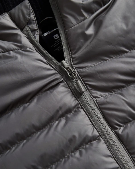 Skechers M Outerwear Polar Lining Padded Jacket Antrasit Antrasit XL - 3