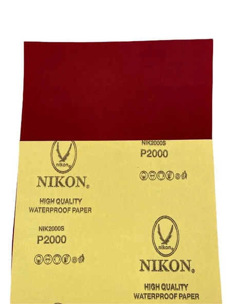 Nikon 2000S Otomotiv Su Zımparası 2000 Kum - Resim 2