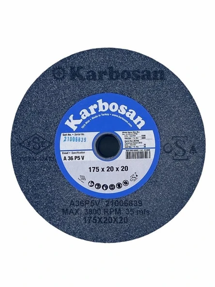 Karbosan 175X20X20 36 Kum NK Taşlama Taşı - 2