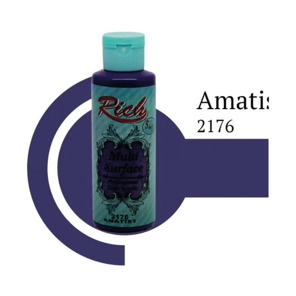 Rich Multi Surface 2176 Amatist Akrilik Boya 120 cc ürün görseli 1
