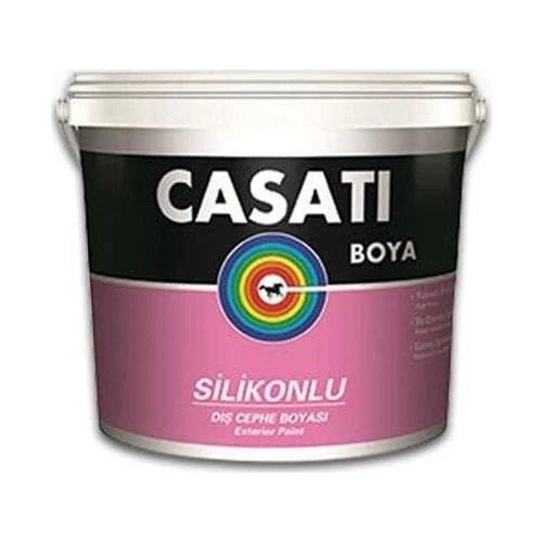 Casati Silikonlu Dış Cephe Boyası 2,5 Litre Beyaz - 2