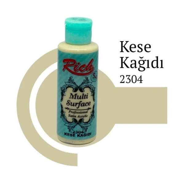 Rich Multi Surface 2304 Kese Kağıdı Akrilik Boya 120 cc - 2