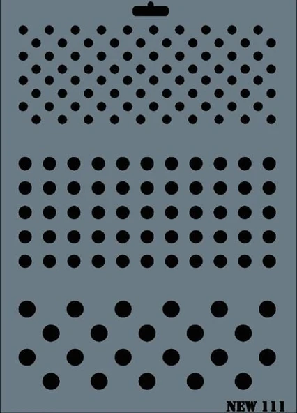 Rich New Seri N-111 Stencil 35x25 cm - 2