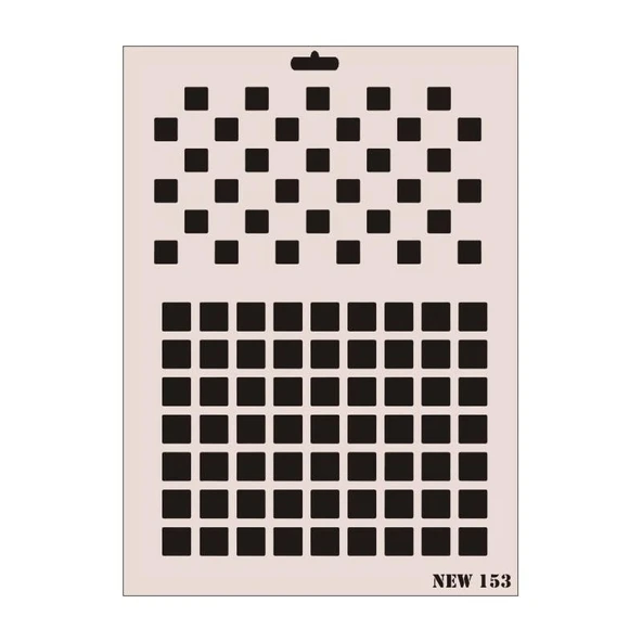 Rich New Seri N-153 Stencil 35x25 cm - Resim 5