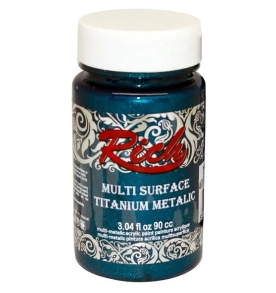 Rich Multi Surface Titanium 2570 Antik Turkuaz Metalik 90 cc - Resim 4