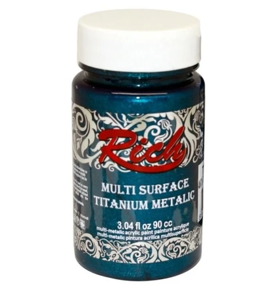 Rich Multi Surface Titanium 2570 Antik Turkuaz Metalik 90 cc - Resim 5