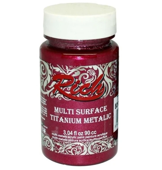 Rich Multi Surface Titanium 2548 Bordo Metalik 90 cc - Resim 2