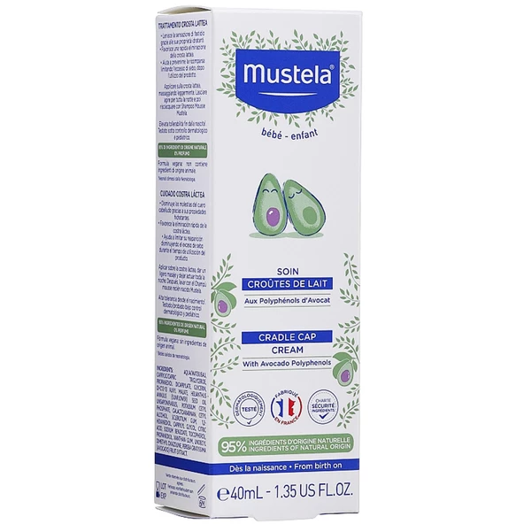 Mustela Cradle Cap Saç Pullanma Karşıtı Krem 40 ml