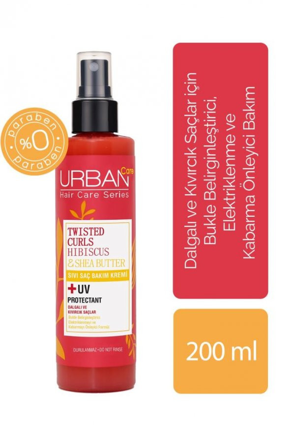 Urban Care Hibiscus Bukle Belirginleştirici Sıvı Saç Kremi 200 ml