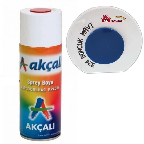 Akçalı Sprey Boya 400 ml 324 Boncuk Mavi - 6
