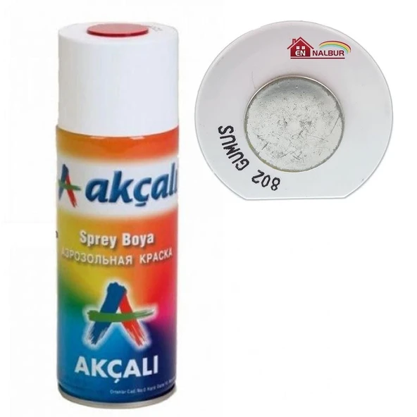 Akçalı Sprey Boya 400 ml 802 Gümüş - 3