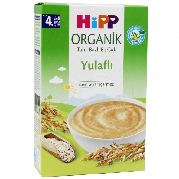 Hipp Organik Yulaflı Tahil Bazlı 4+ Ay Kaşık Maması 200 gr