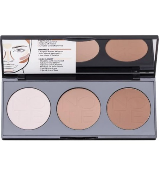 NOTE PERFECTING CONTOURING POWDER PALETTE 02MEDIUM